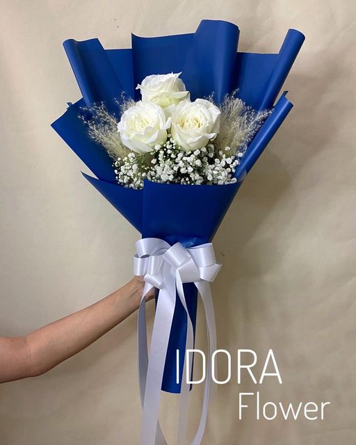 ช่อกุหลาบขาว จากร้าน IDORA FLOWER
